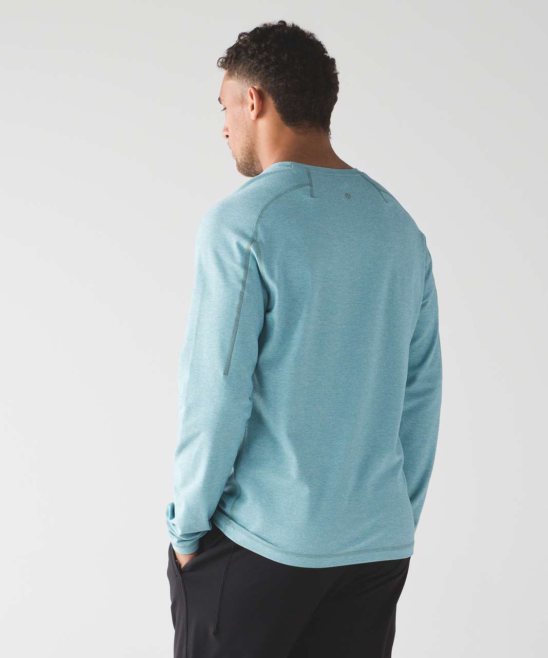 Lululemon Surge Warm Crew Silver - Heathered Glacier Lake