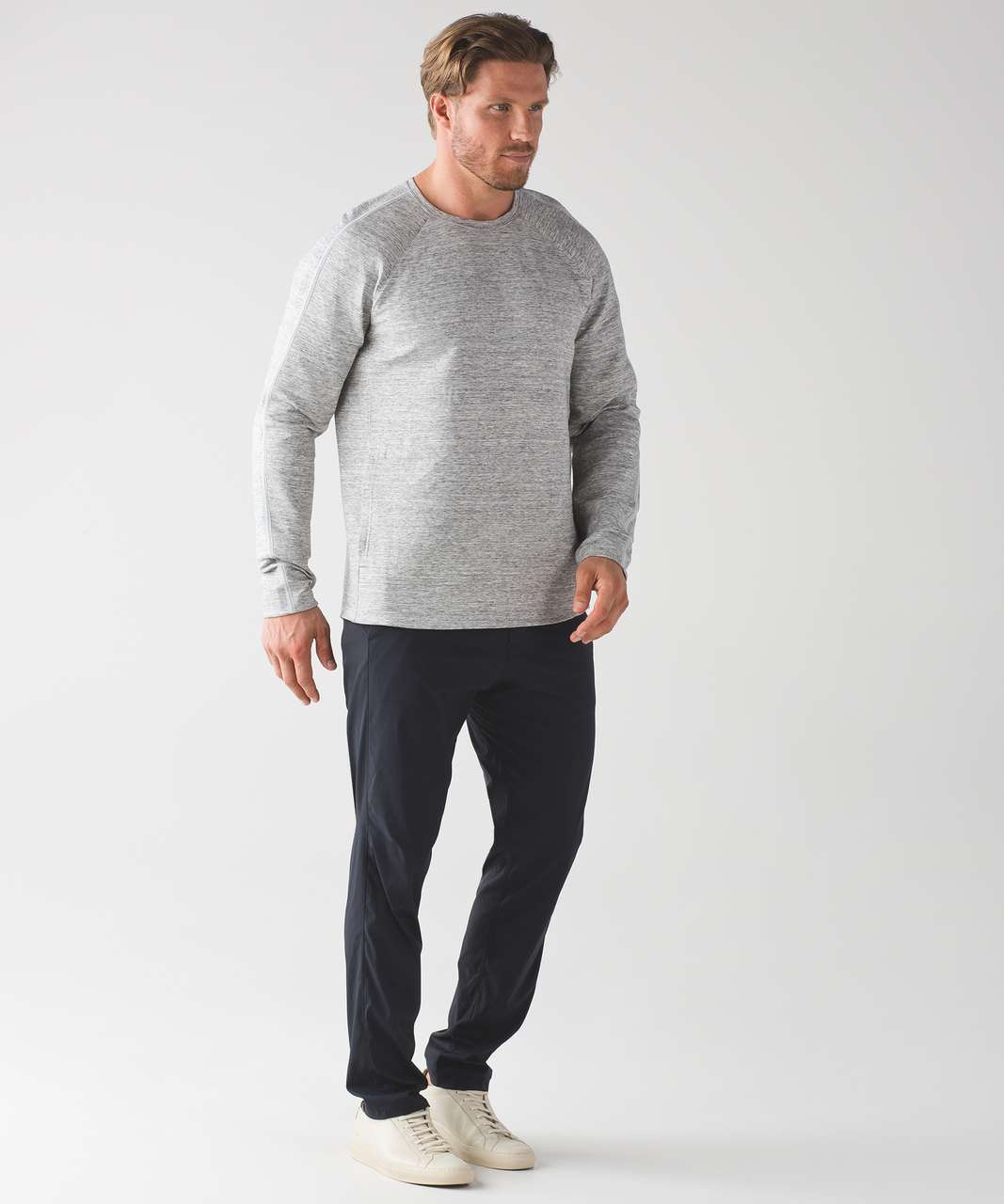 Lululemon Chamber Long Sleeve - Heathered Medium Grey