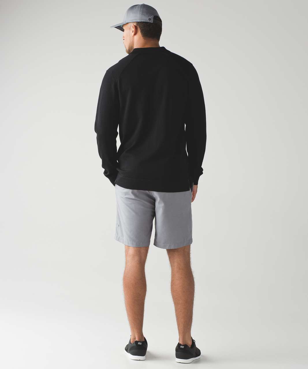 Lululemon Techwool Long Sleeve Polo - Black