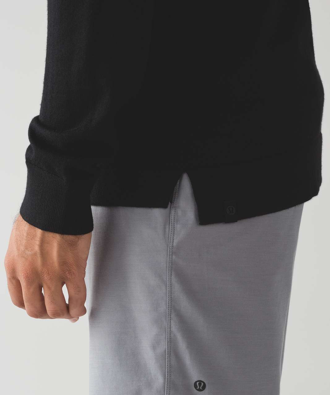 Lululemon Techwool Long Sleeve Polo - Black