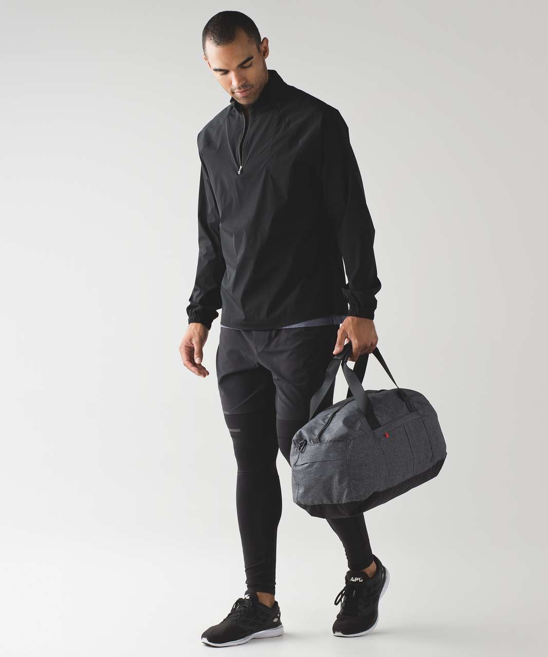 Lululemon Surge Wind Half Zip - Black