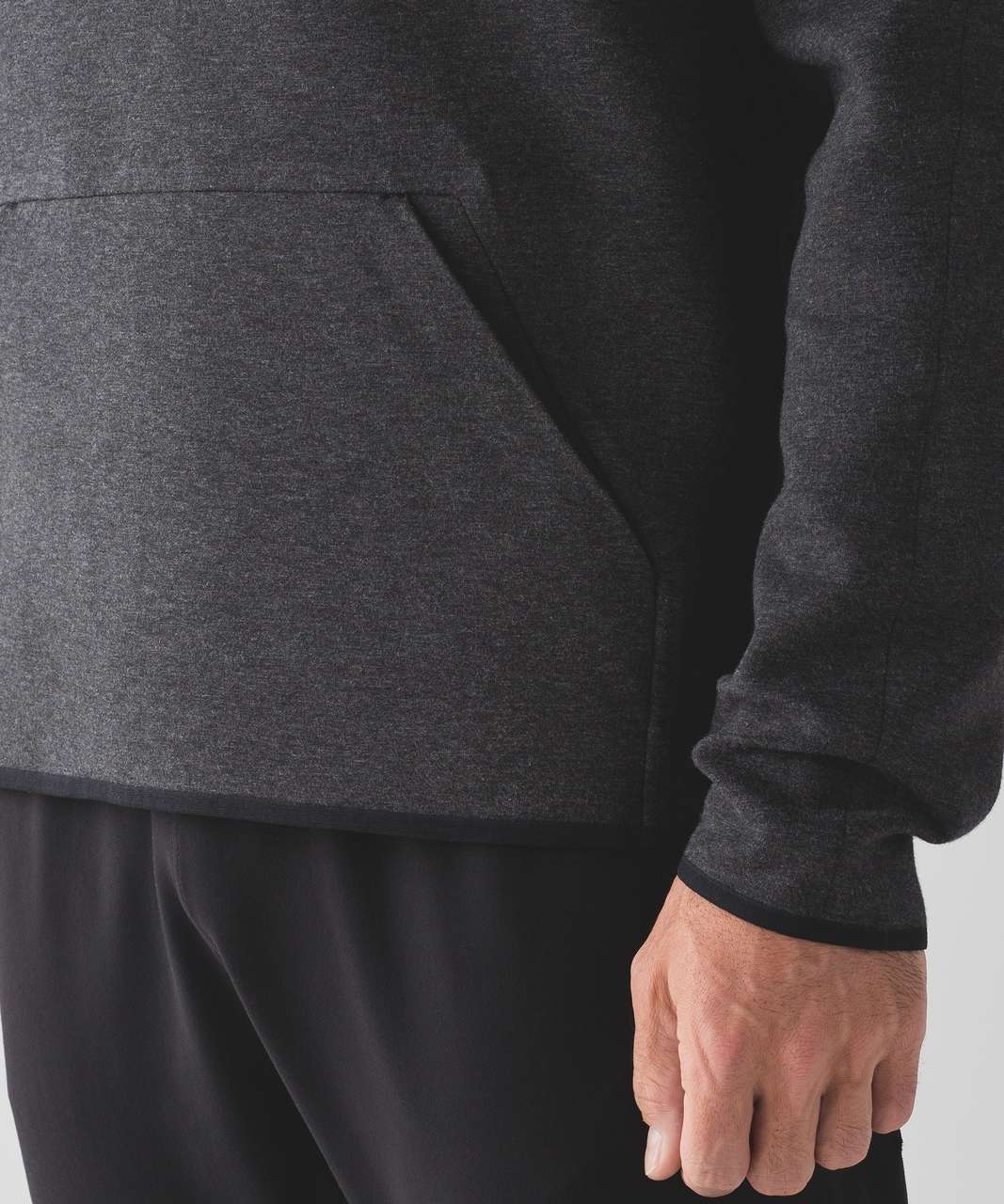 Lululemon Chamber Layer Pullover - Heathered Black / Black