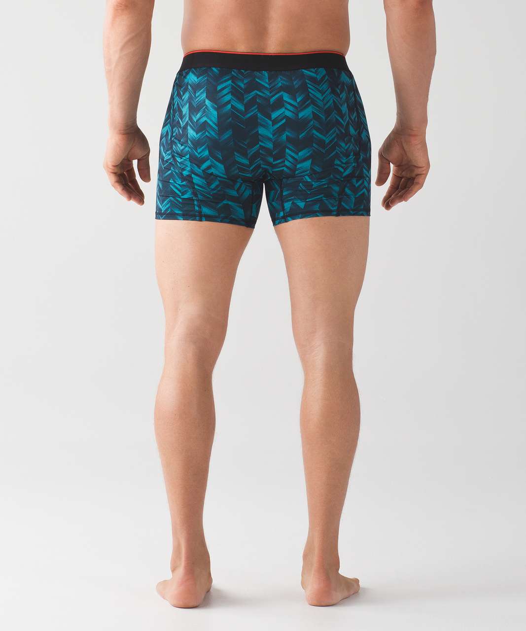 Lululemon No Boxer Boxer - Herringblur Bleacher Blue Nautical Navy