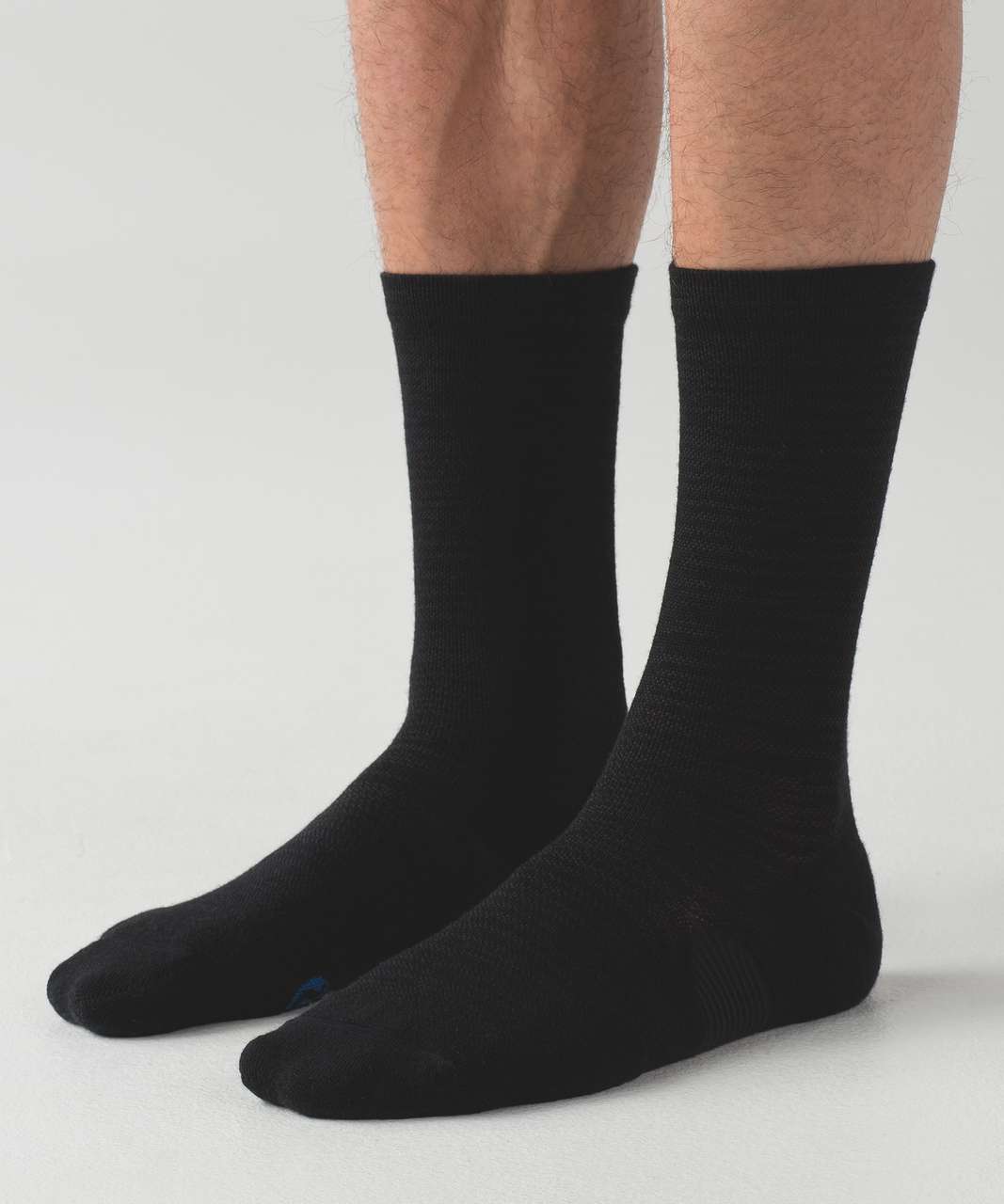 Lululemon Mud Sport Crew Sock - Deep Coal / Black / Riviera