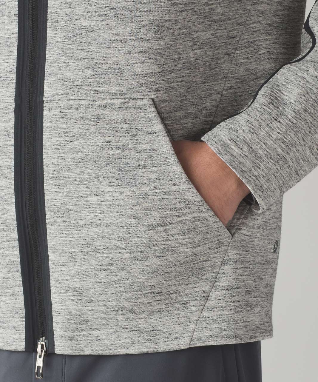 Lululemon Stratum Hoodie - Heathered Space Dyed Medium Grey