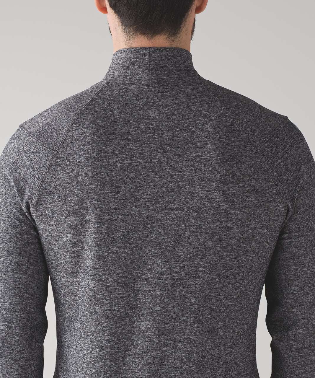 Lululemon Surge High Neck Long Sleeve - Heathered Black