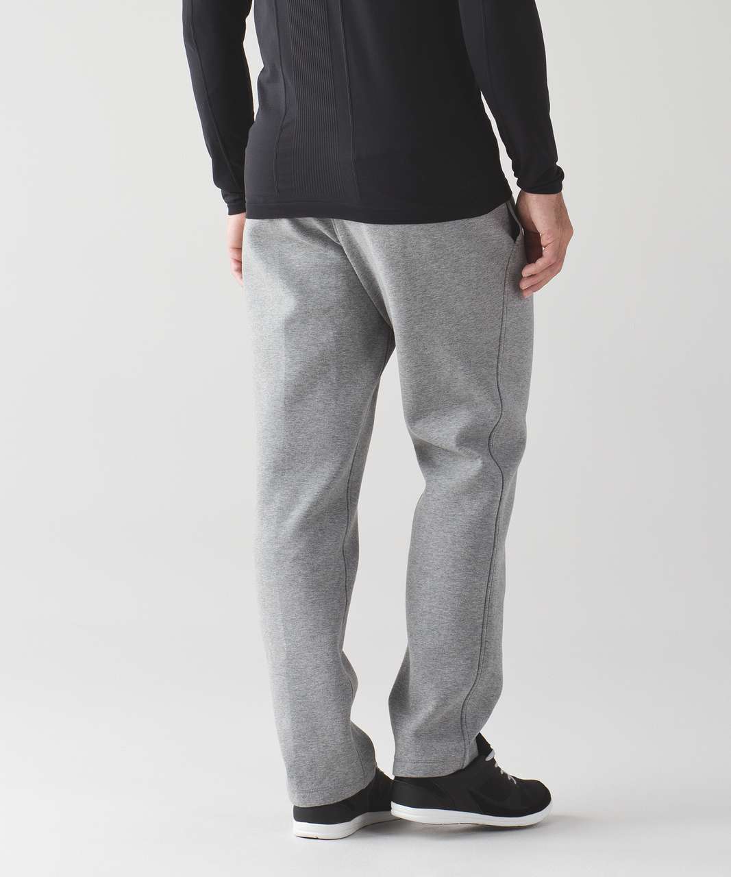 Lululemon Find Your Mantra Pant - Heathered Medium Grey / Heathered Dark  Grey - lulu fanatics