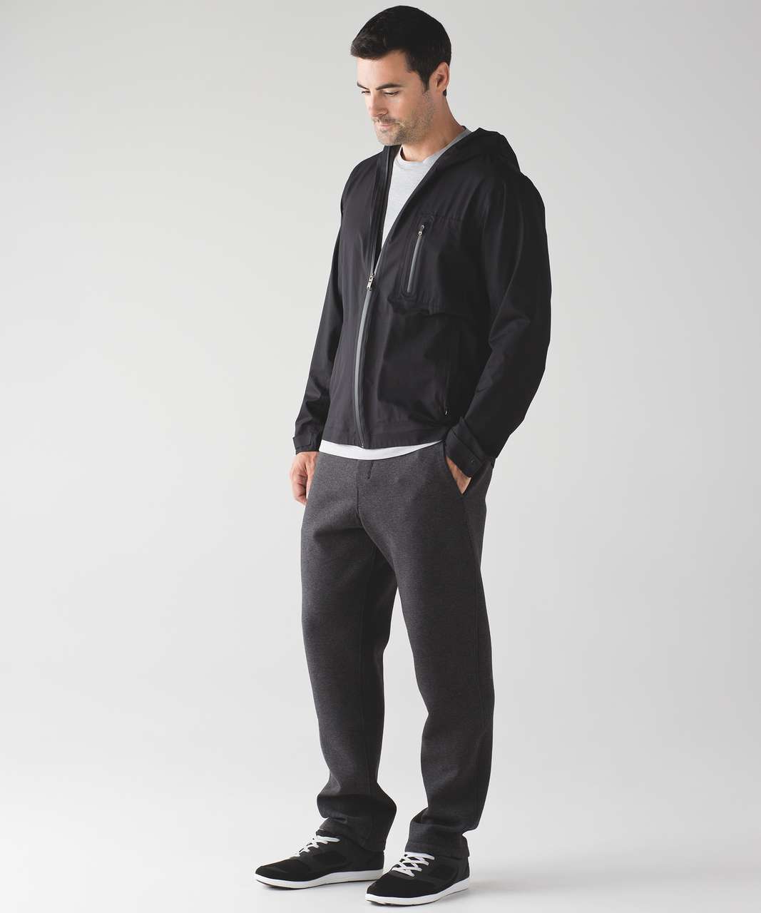 Lululemon Chamber Pant - Heathered Black / Black