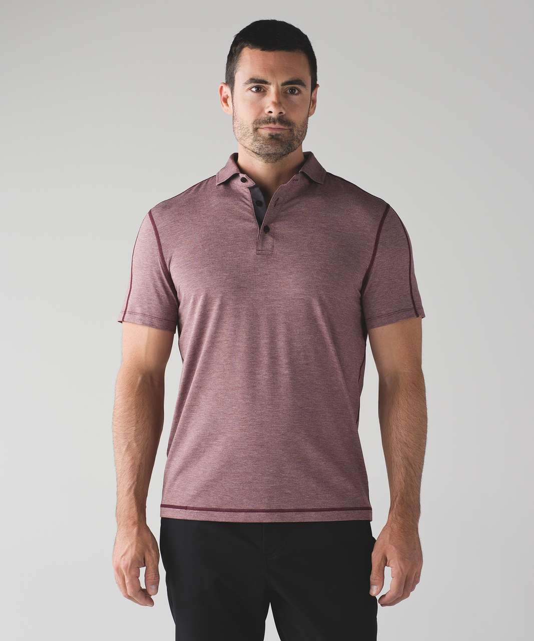 Lululemon Evolution Polo - Heathered Cassis (First Release)