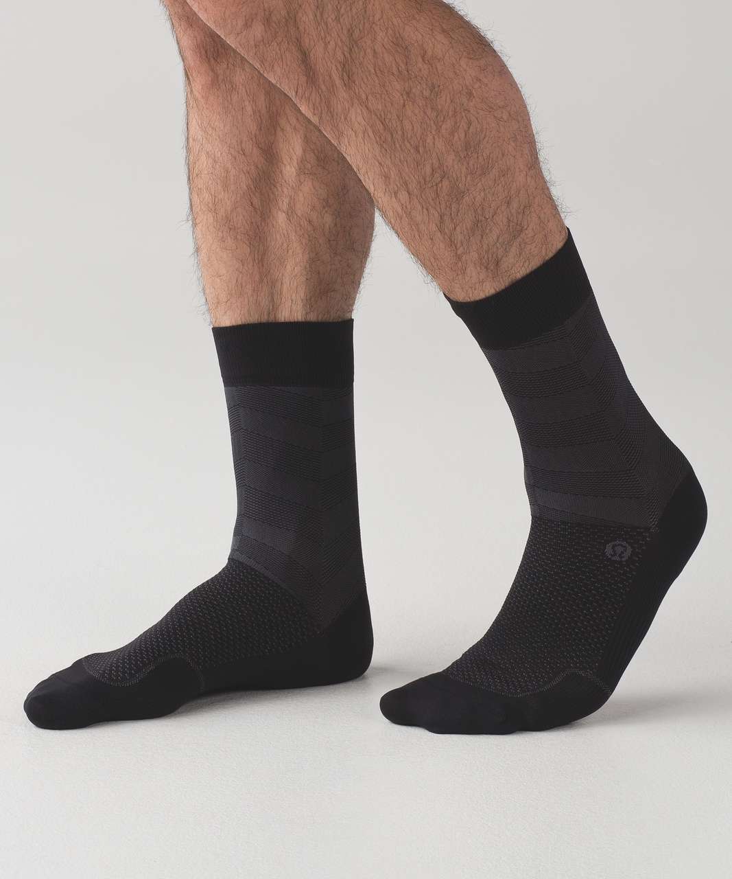 Lululemon City Sock Silver - Black / Dark Carbon - lulu fanatics