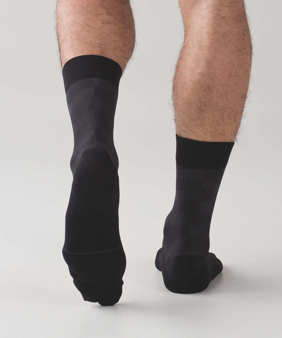 Lululemon City Sock Silver - Black / Dark Carbon