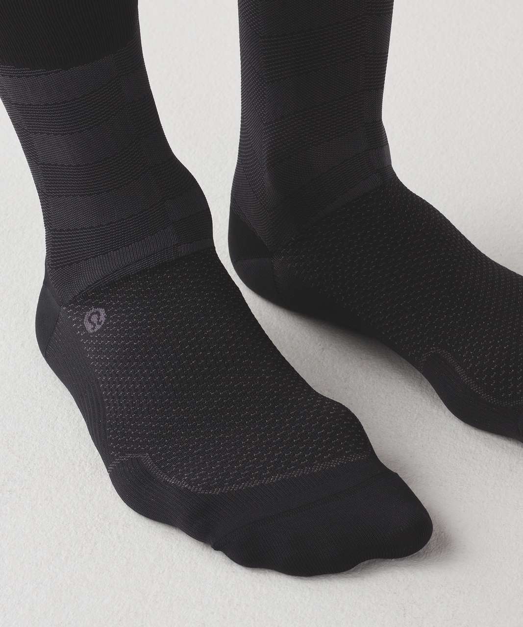 Lululemon City Sock Silver - Black / Dark Carbon