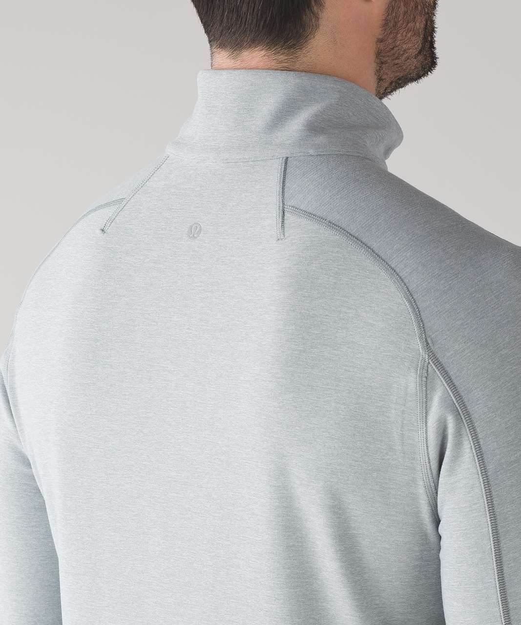 Lululemon Surge Warm 1/2 Zip Silver - Heathered Mercury