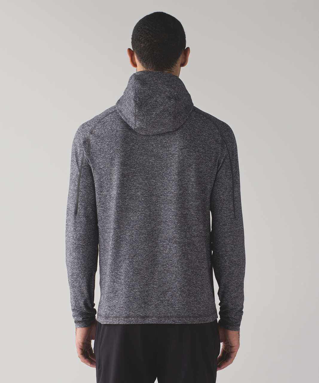 Lululemon Stratum Pullover Hoodie - Heathered Cable / Black - lulu fanatics