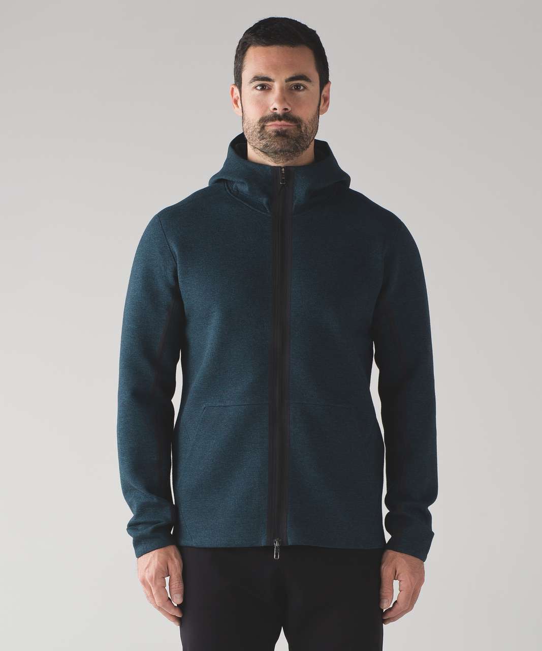 Lululemon Stratum Hoodie - Heathered Indochine Blue - lulu fanatics