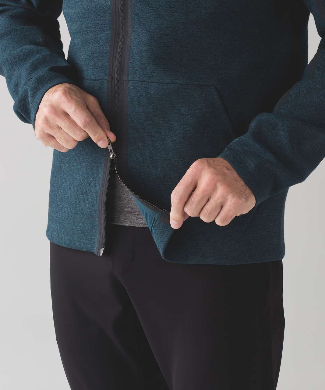 Lululemon Stratum Hoodie - Heathered Indochine Blue