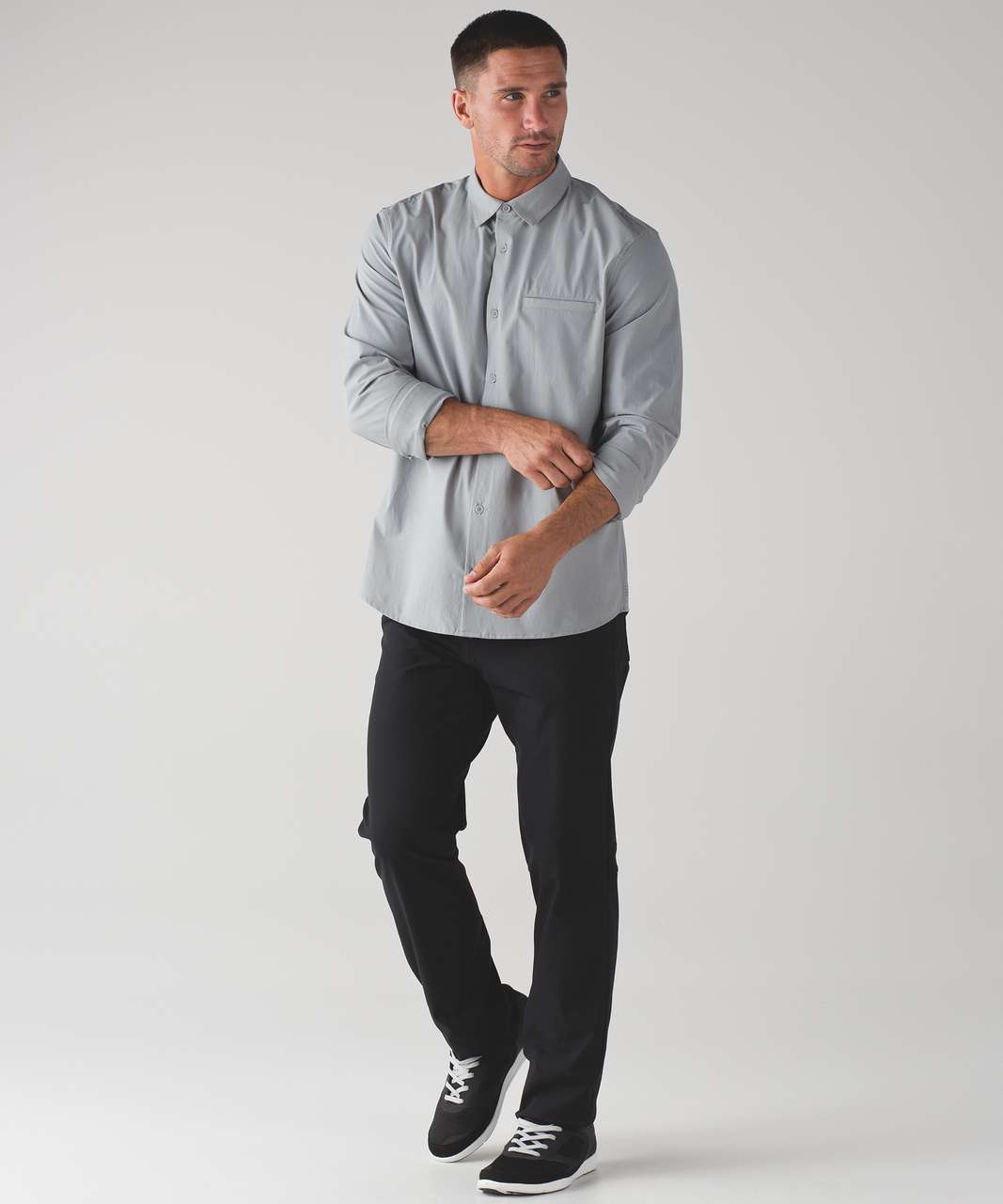 Lululemon Off The Chain Buttondown - Mercury