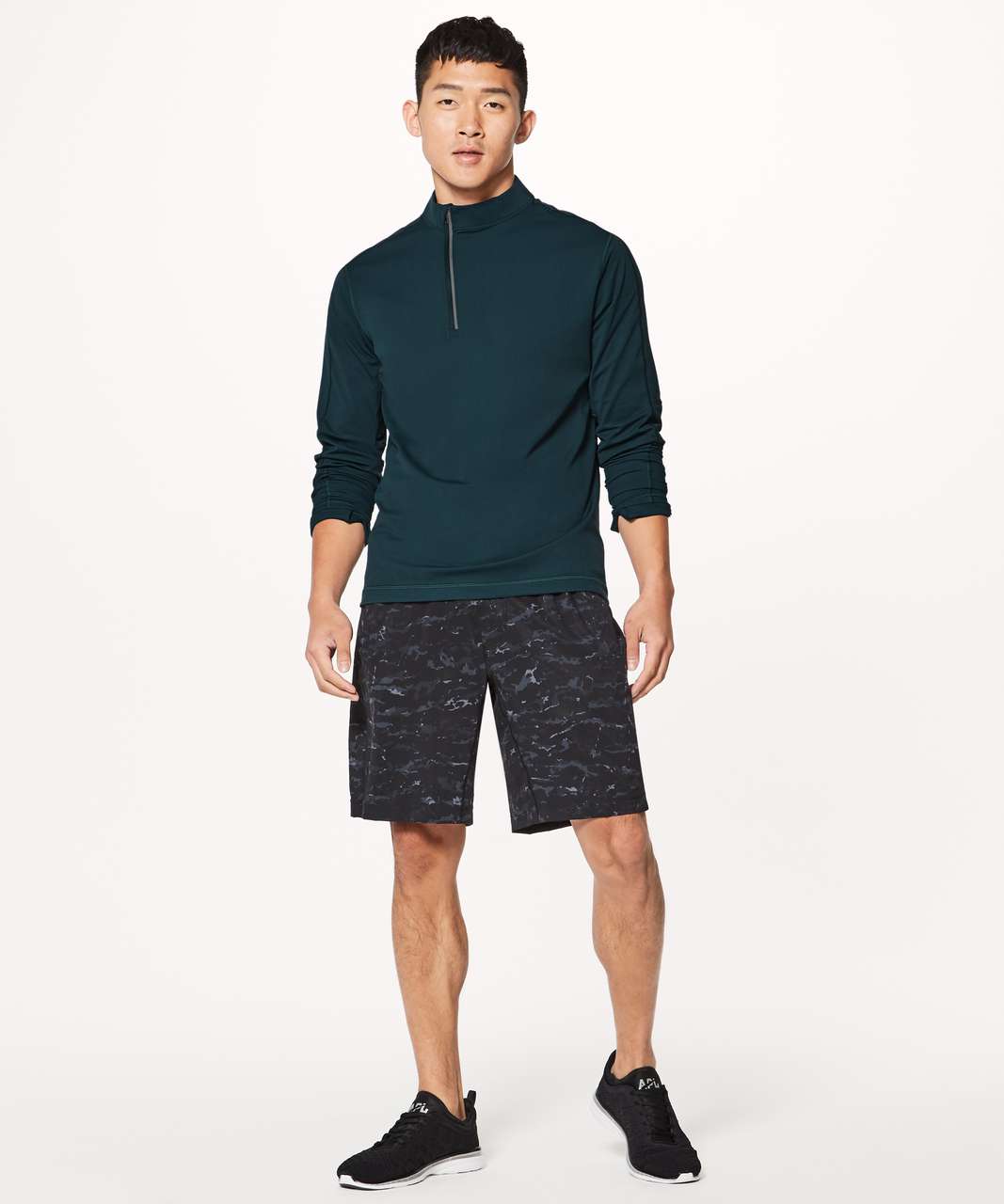 Lululemon Surge Knight Half Zip - Indochine Blue - lulu fanatics