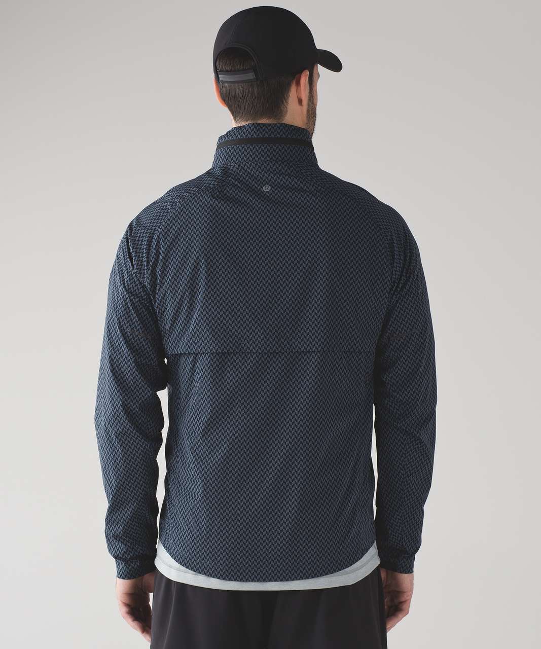 Lululemon Surge Jacket - Saint James Tweed Iron Blue Black - lulu fanatics