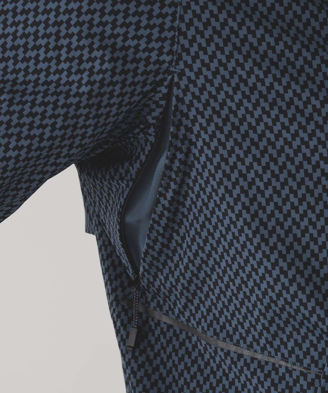 Lululemon Surge Jacket - Saint James Tweed Iron Blue Black