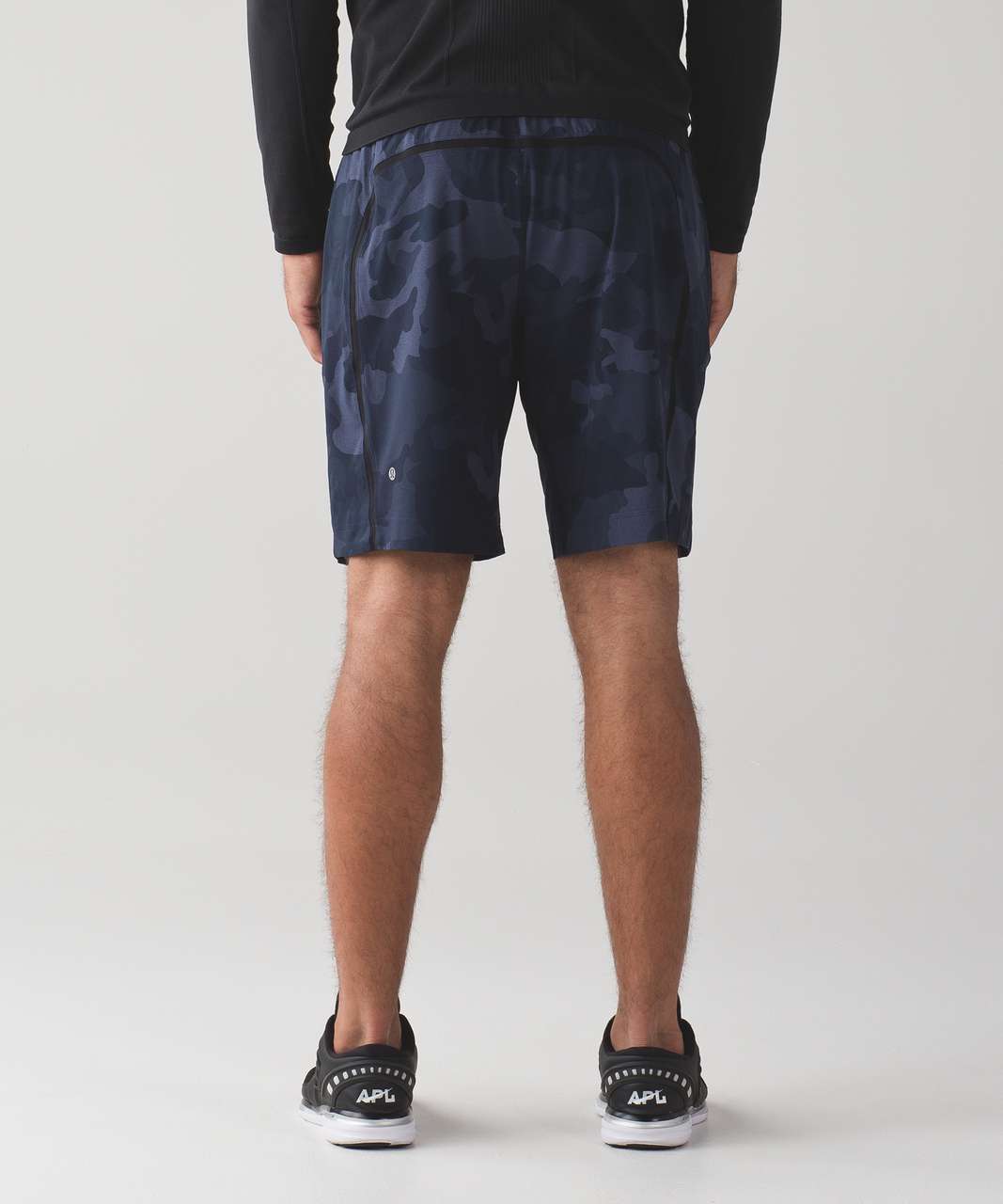 blue lululemon mens shorts