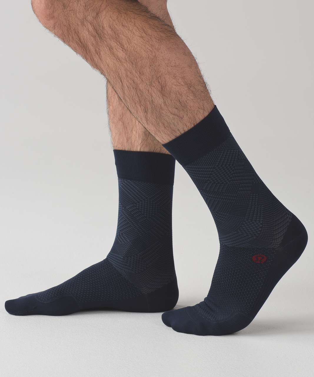 Lululemon City Sock Silver - Nautical Navy / Iron Blue / Oxblood