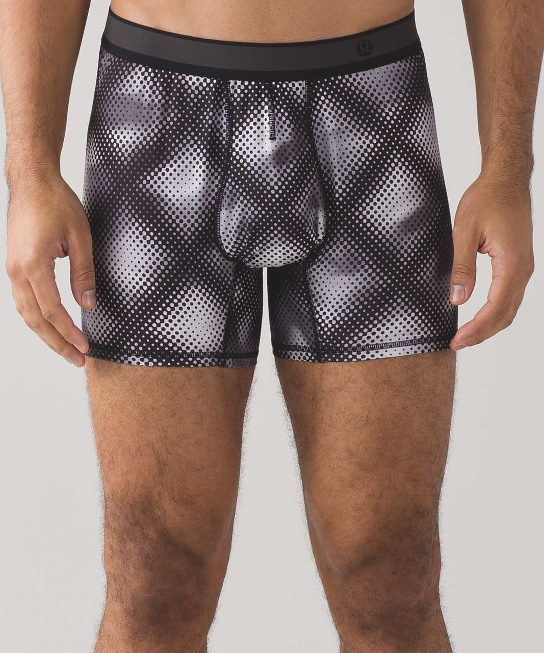 Lululemon No Boxer Boxer - Interface Grey Black