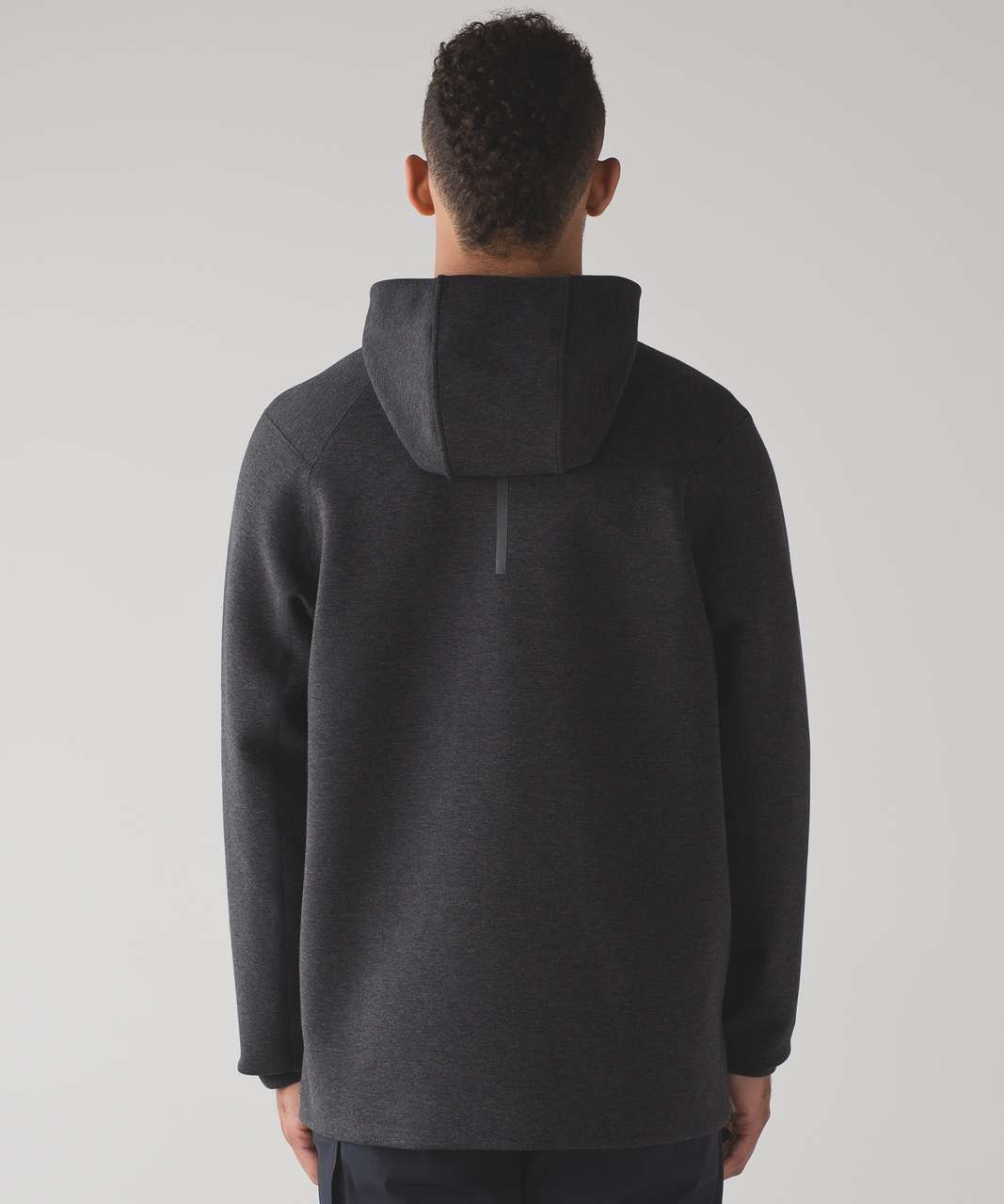 Lululemon Stratum Pullover Hoodie - Heathered Black / Black