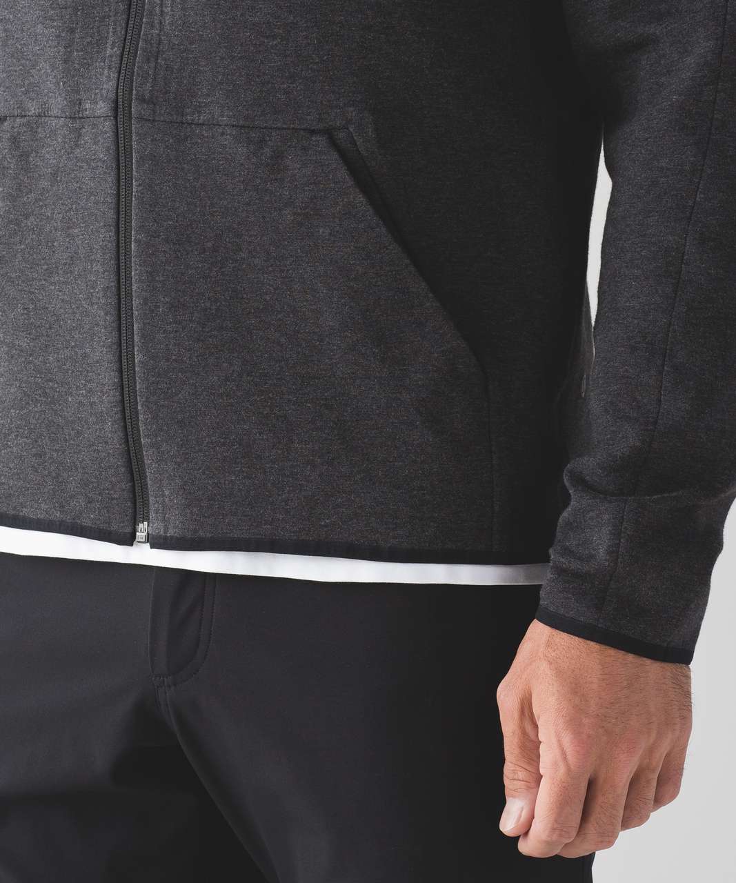 Lululemon Chamber Layer Hoodie - Heathered Black / Black