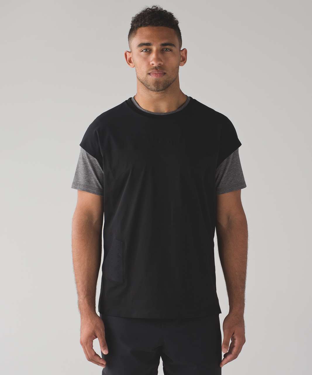 Lululemon Box Space Short Sleeve Pullover - Black