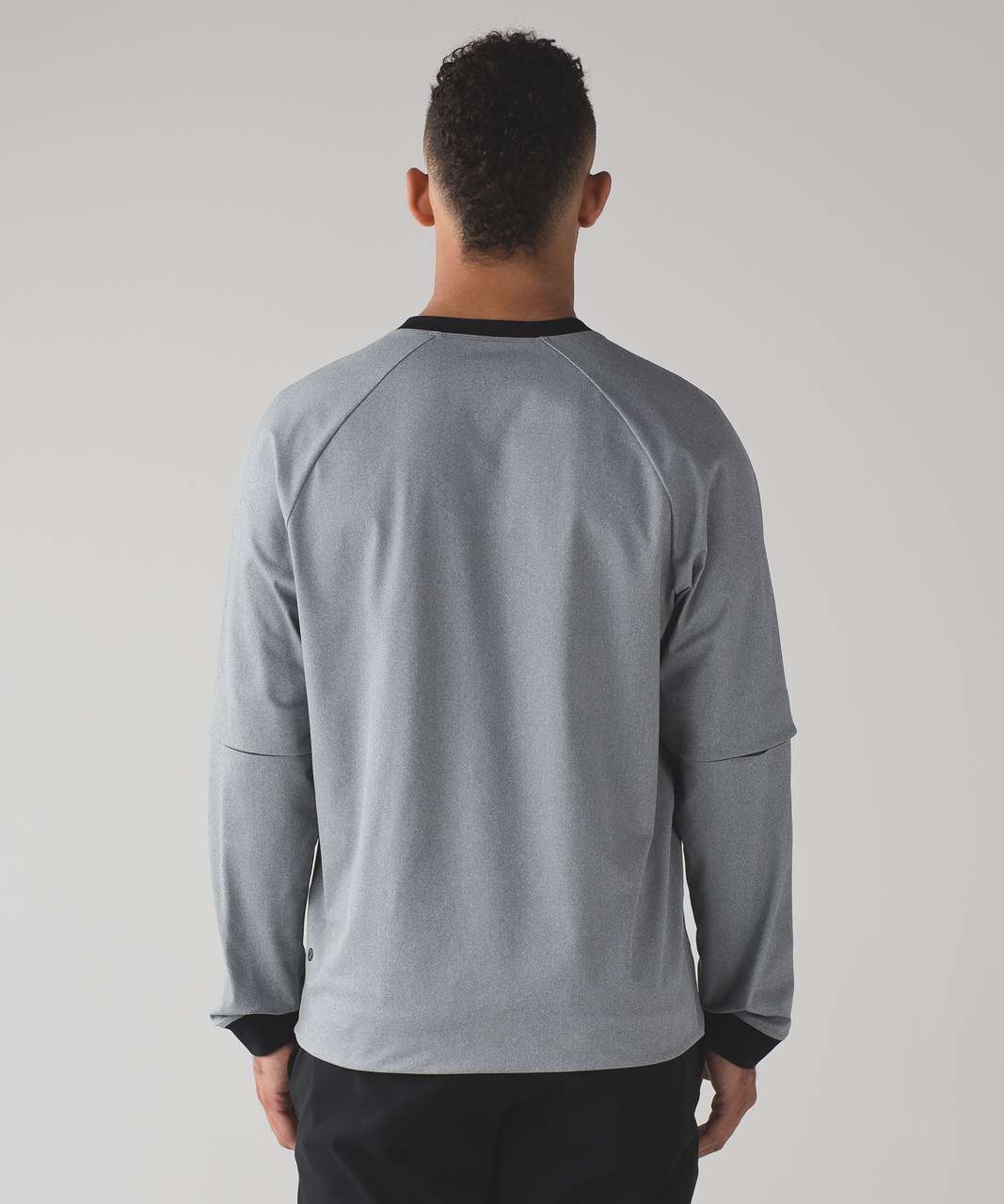 Lululemon Reform Pullover - Heathered Black / Black