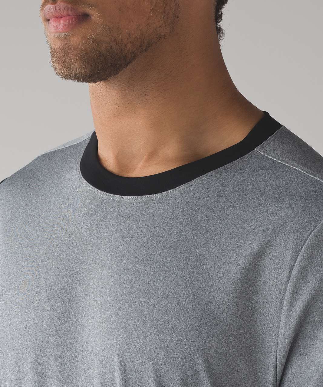 Lululemon Reform Pullover - Heathered Black / Black