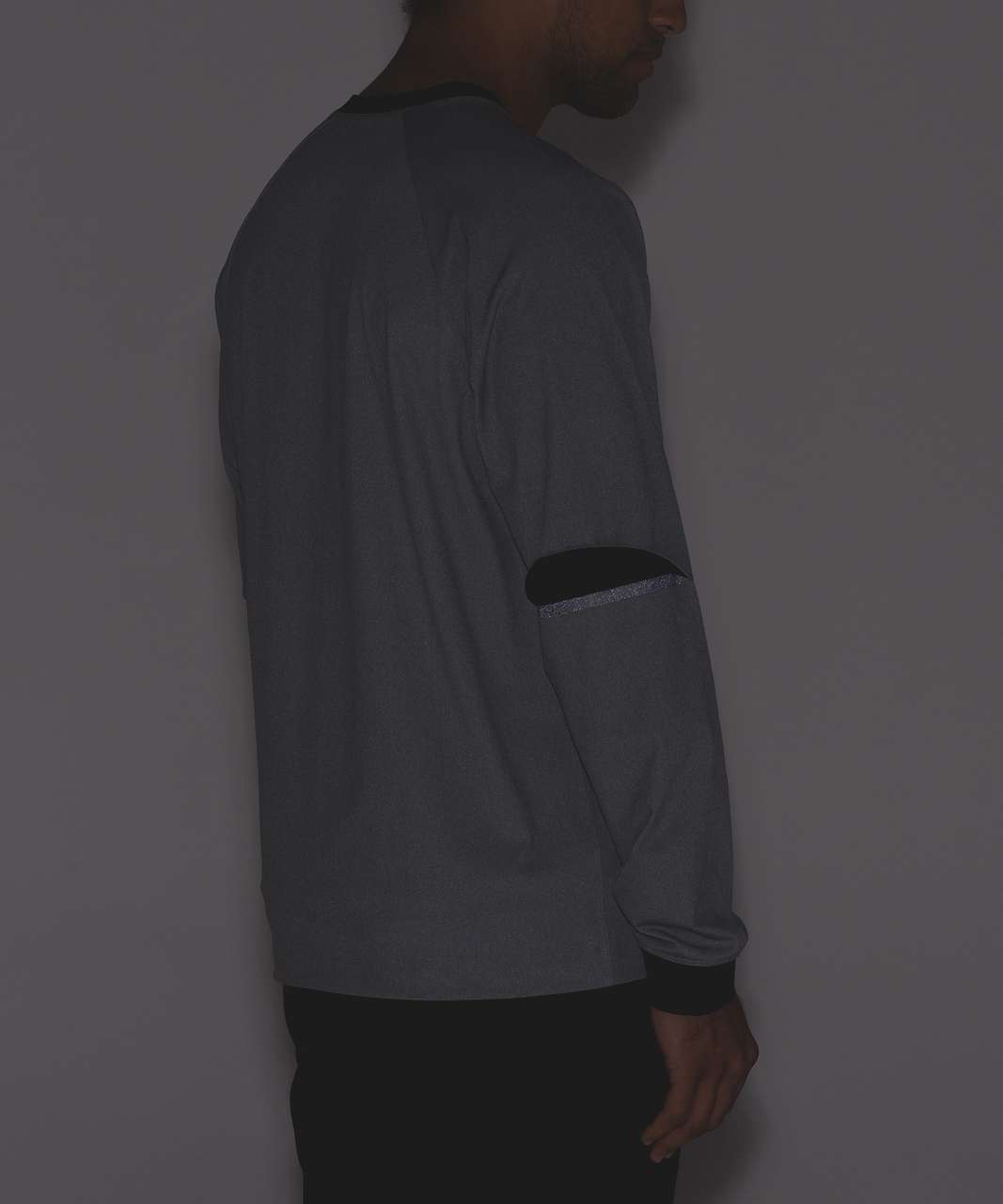 Lululemon Reform Pullover - Heathered Black / Black