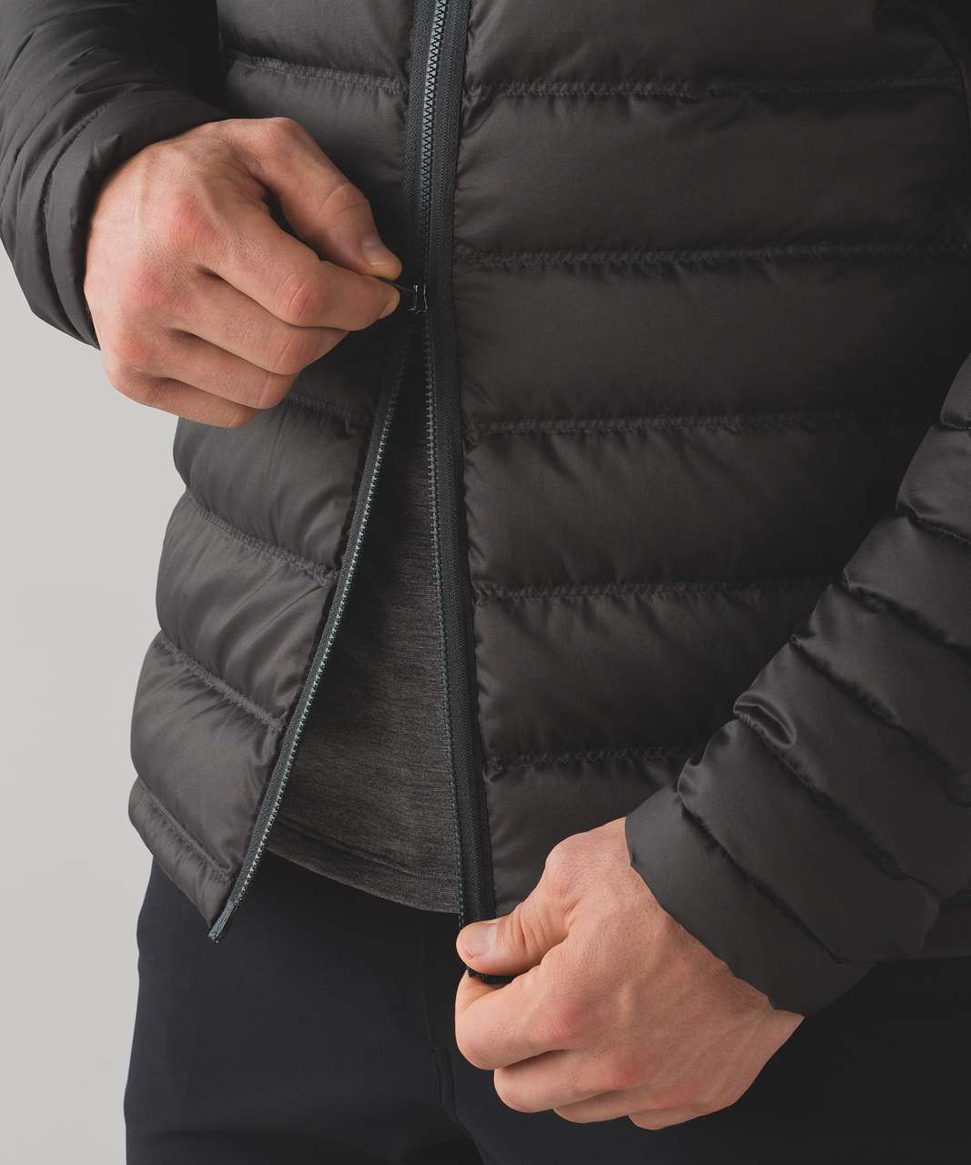 Lululemon Zip Down Hoodie - Onyx