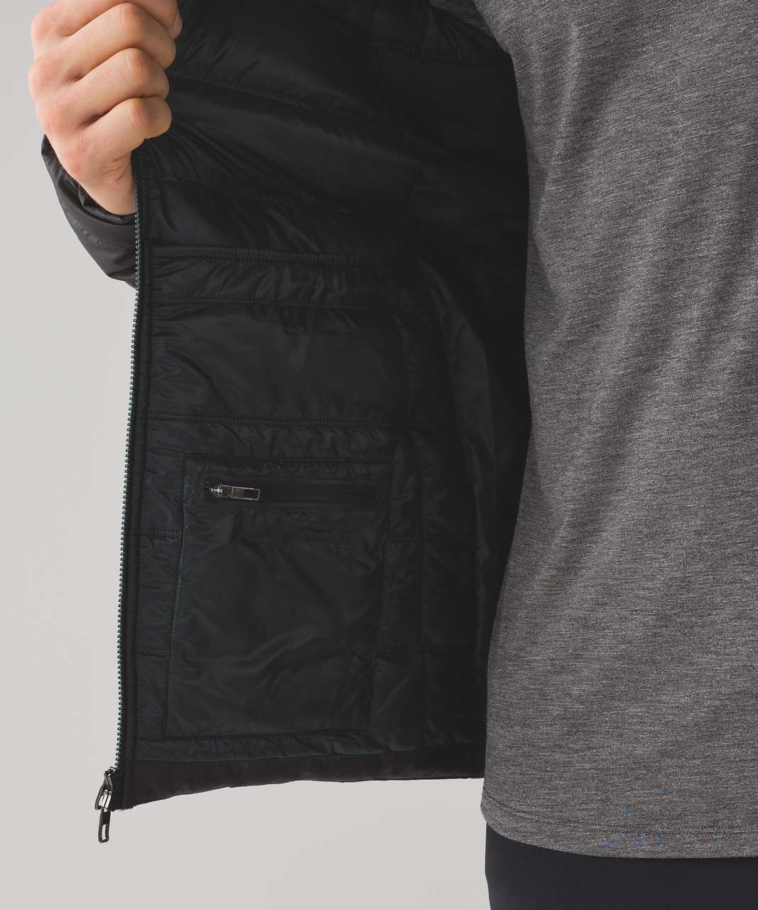 Lululemon Zip Down Hoodie - Onyx