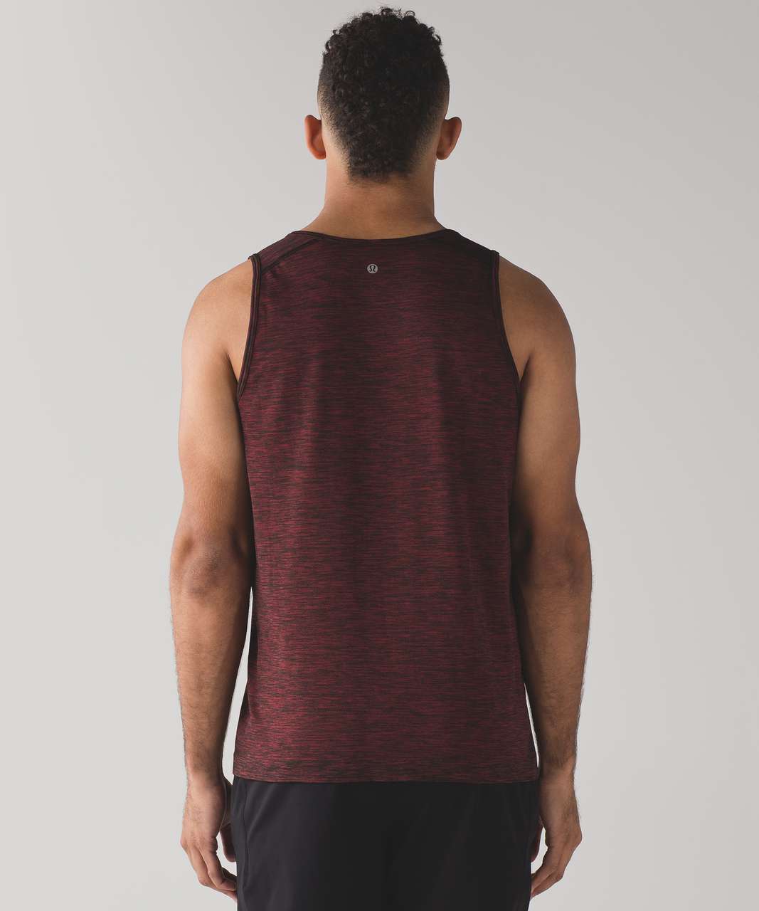 Lululemon Metal Vent Tech Tank - Dark Red / Black