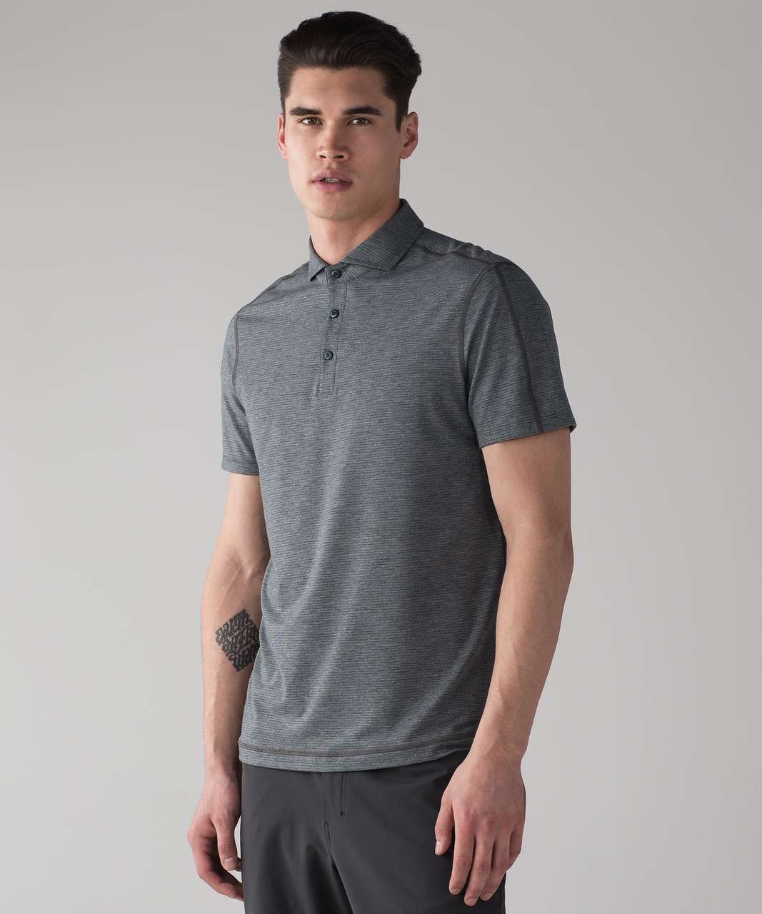 Lululemon Evolution Polo - Shade Stripe Heathered Indochine Blue ...