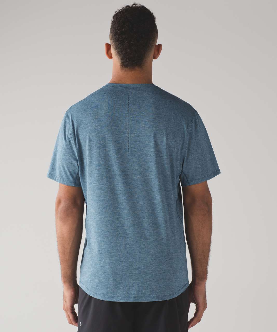 Lululemon Somatic Short Sleeve - Heathered Poseidon