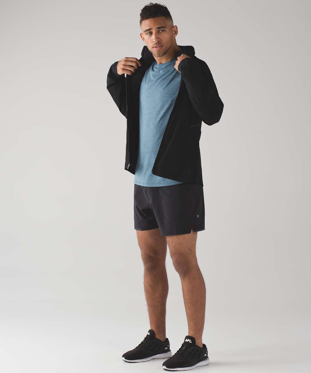 Lululemon Somatic Short Sleeve - Heathered Poseidon