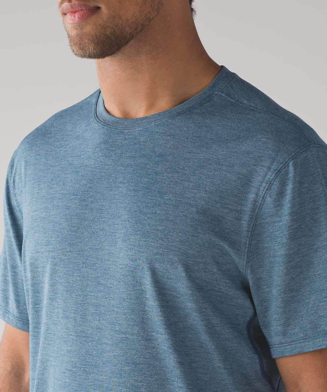 Lululemon Somatic Short Sleeve - Heathered Poseidon