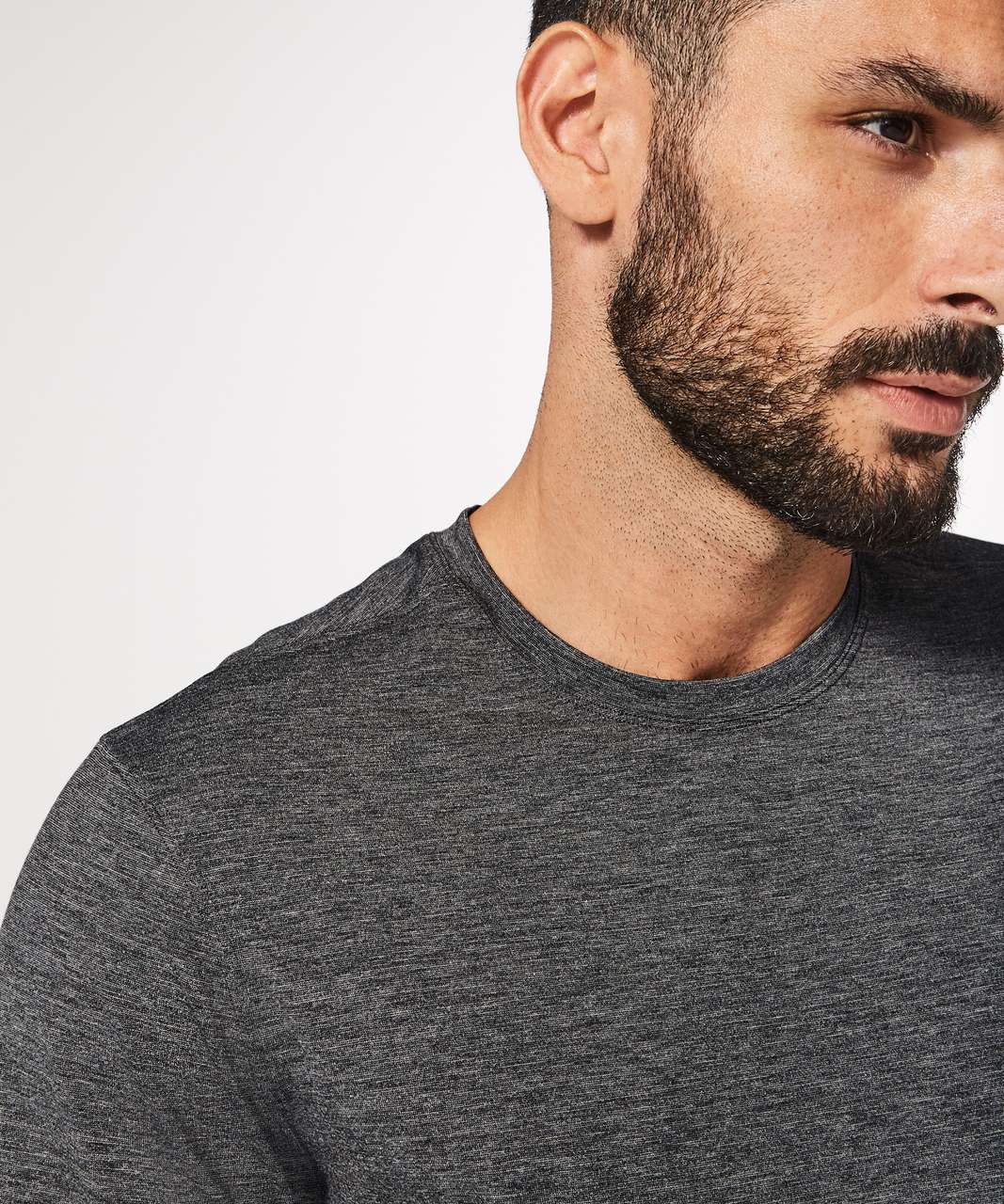 Lululemon Somatic Short Sleeve - Heathered Black (First Release)