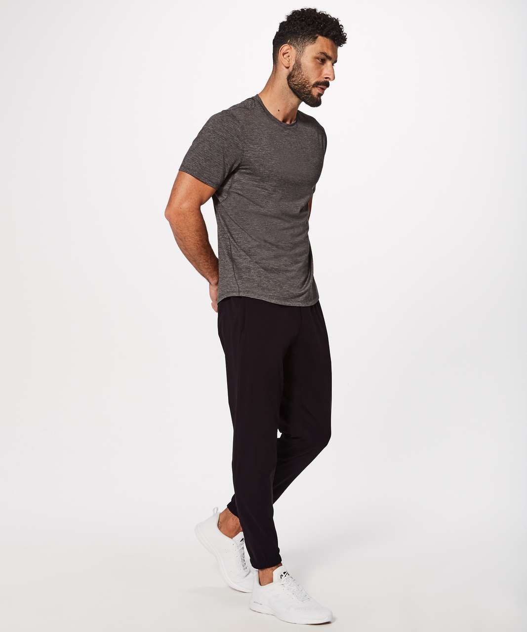 Lululemon Somatic Short Sleeve - Heathered Black (First Release)