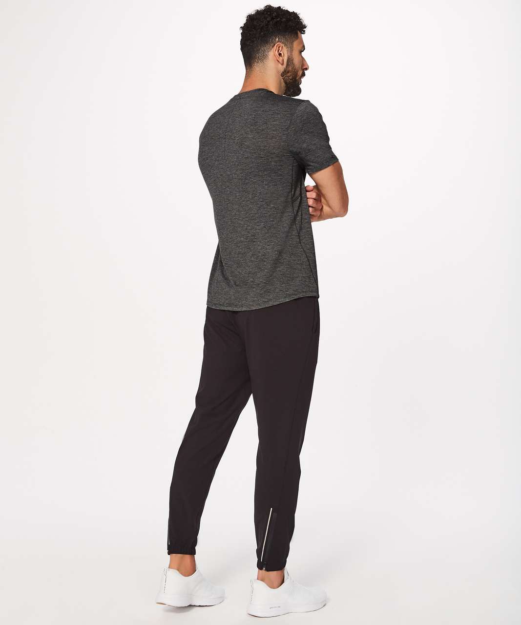 Lululemon Somatic Short Sleeve - Heathered Black (First Release)