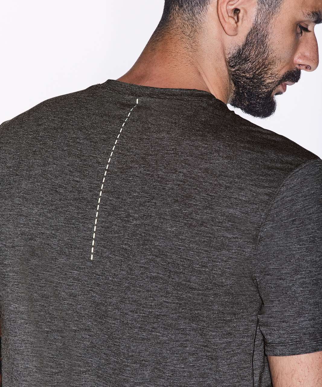 Lululemon Somatic Short Sleeve - Heathered Black (First Release)