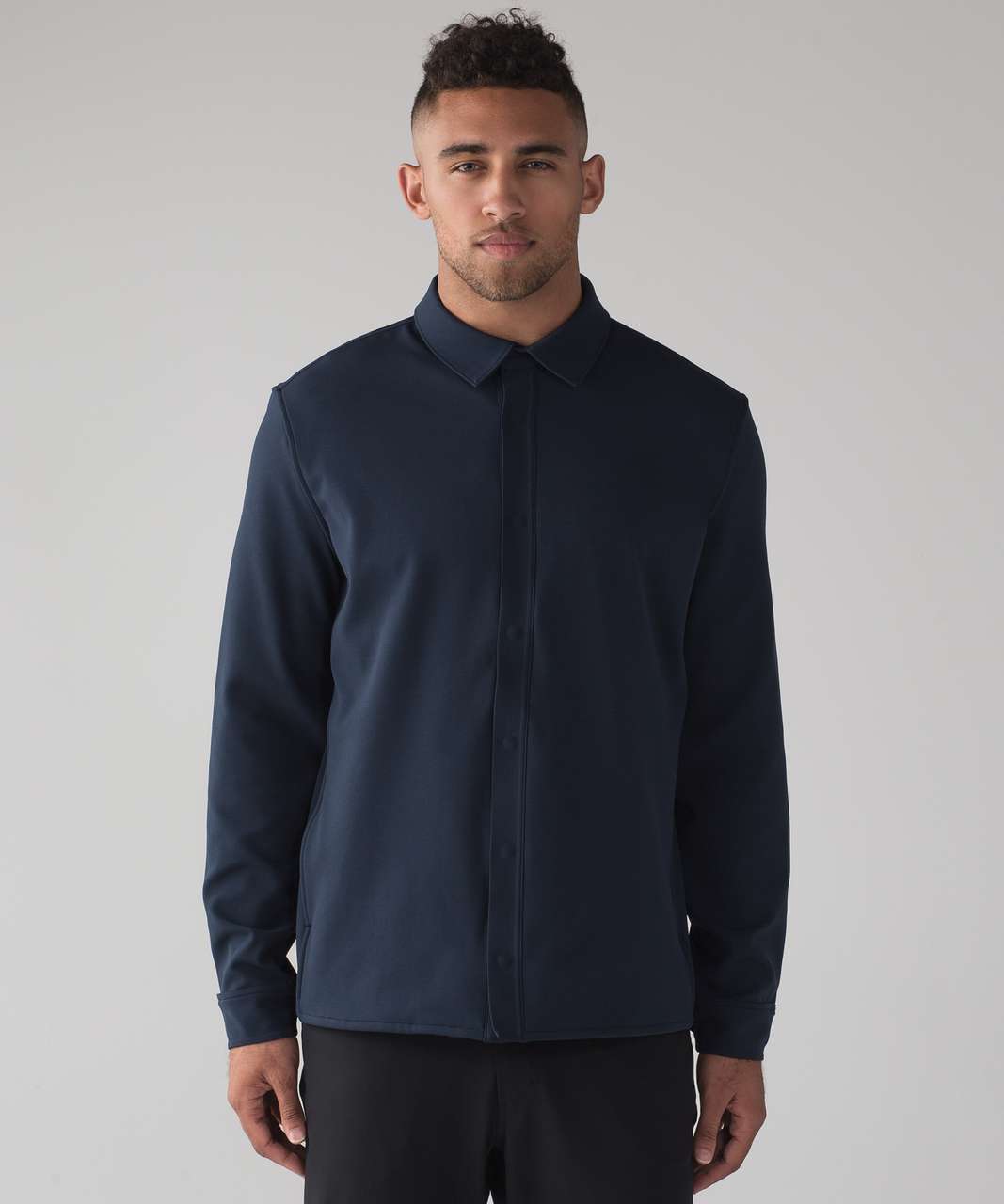 Lululemon Sojourn Long Sleeve Buttondown - Nautical Navy