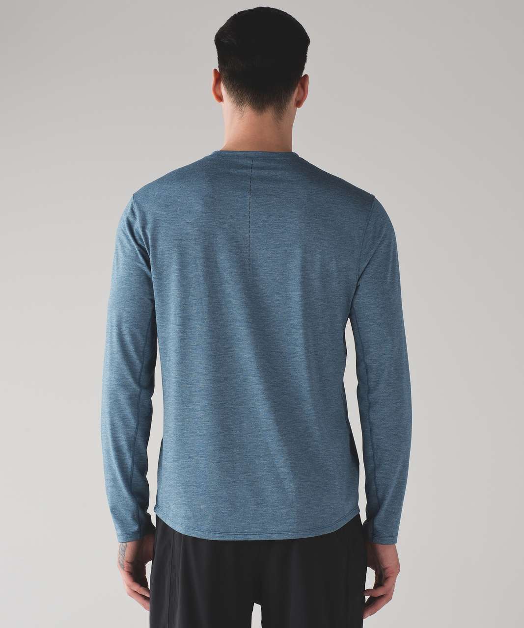 Lululemon Somatic Long Sleeve - Heathered Poseidon