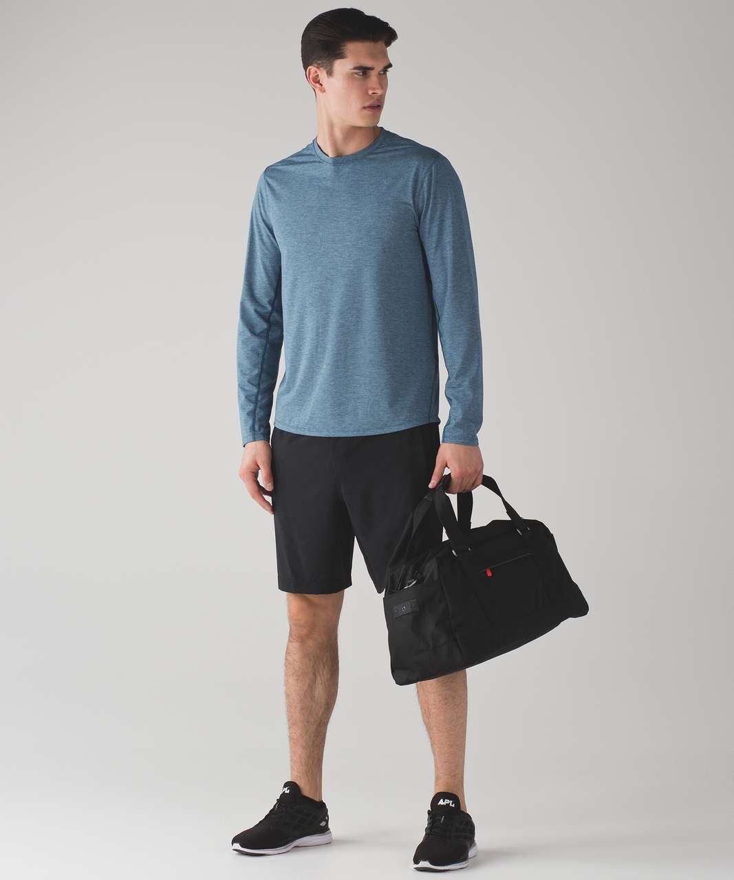 Lululemon Somatic Long Sleeve - Heathered Poseidon