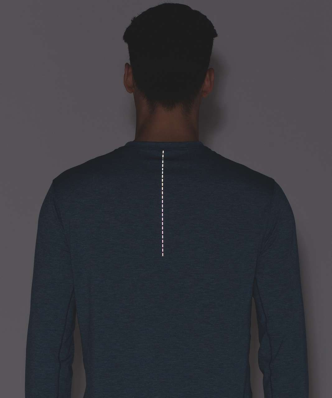 Lululemon Somatic Long Sleeve - Heathered Poseidon