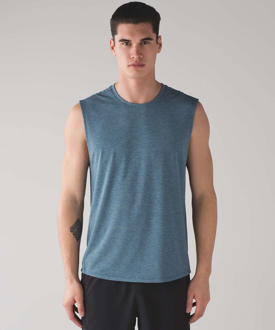 Lululemon Somatic Sleeveless - Heathered Poseidon - lulu fanatics