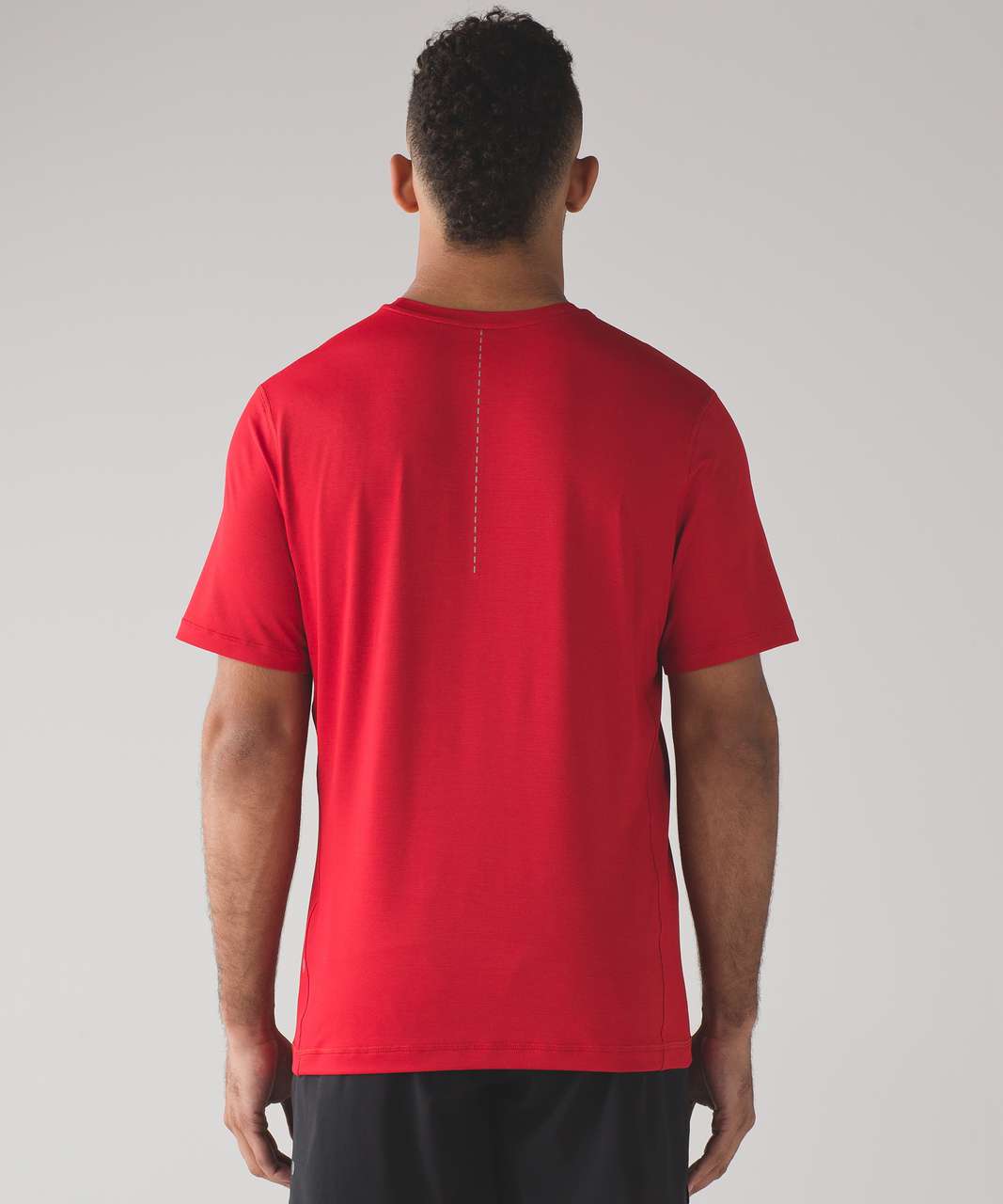 Lululemon Out Run Short Sleeve - Dark Red